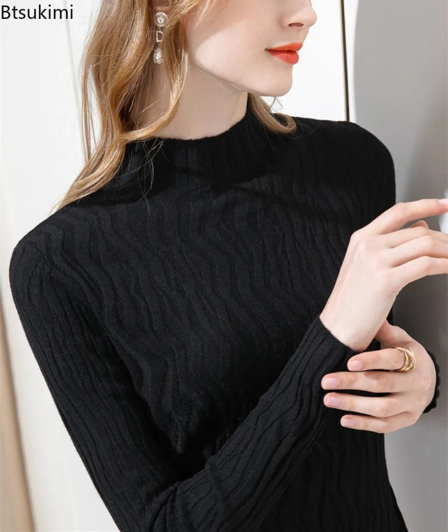 Elegant Knitted Women's Sweater