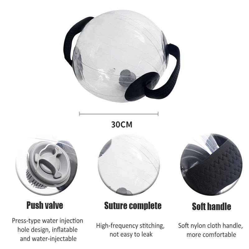 Water-Filled Fitness Training Ball